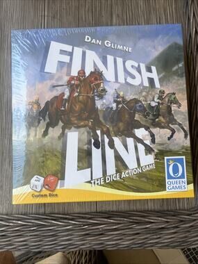 Finish Line Board Game | A Thrilling Horse Racing Dice Game | Bet, Roll, Win
